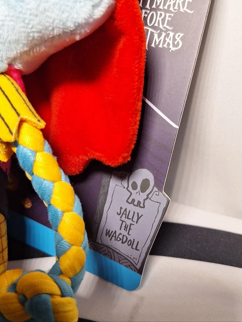 NWT Bark Nightmare Before Christmas Jack And Sally Dog Toys, 2 Toy All Dog Sizes